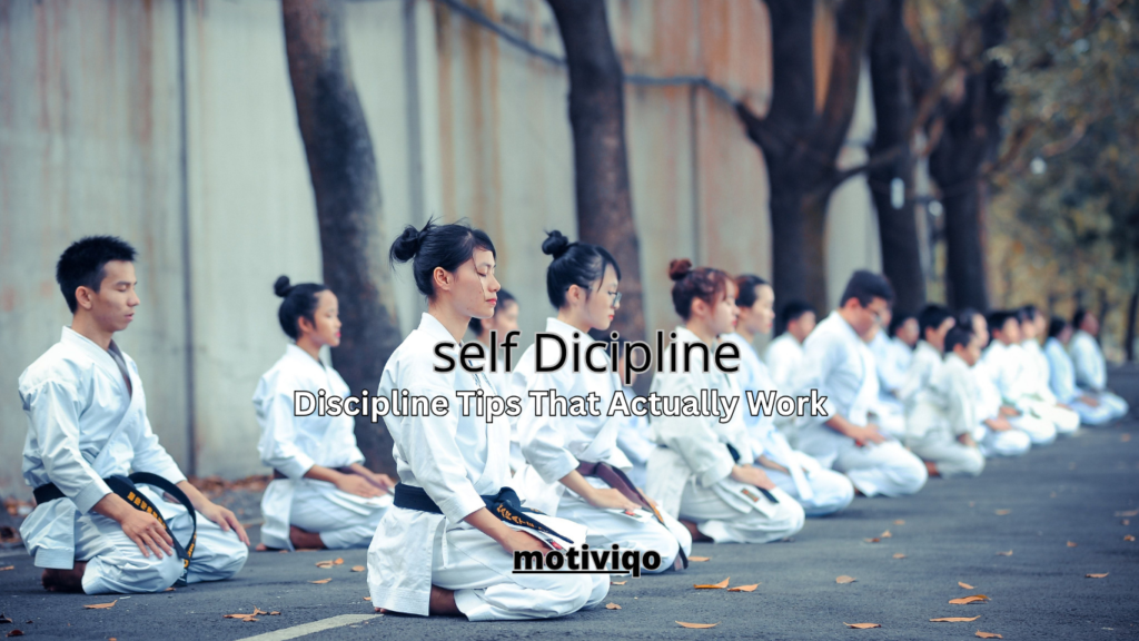 Self discipline tips for productivity and success