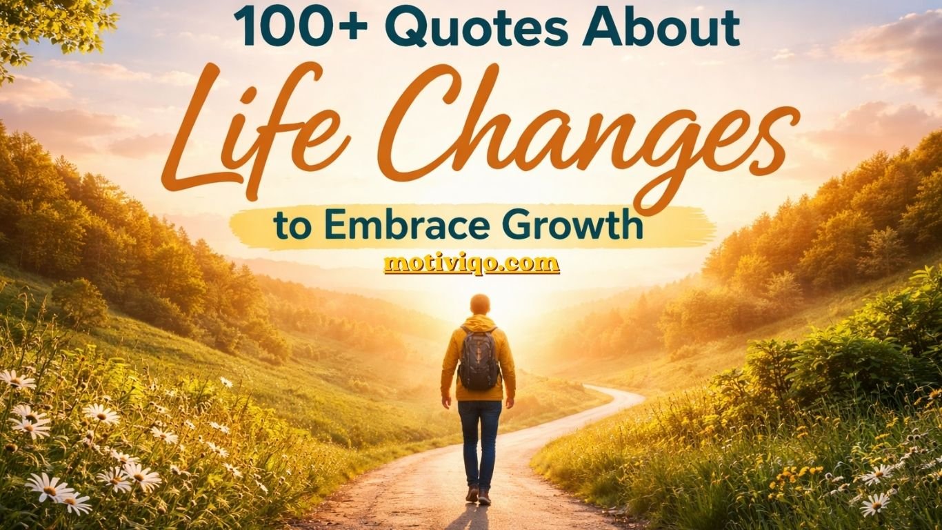 Inspirational quotes about life changes for growth, fresh starts, and moving forward